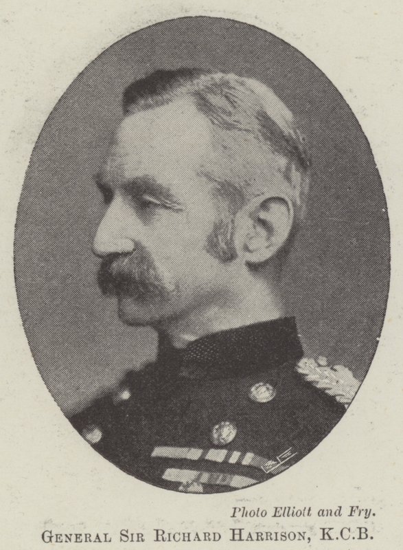 General Sir Richard Harrison, KCB av English Photographer