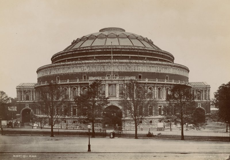 Generell utsikt over Royal Albert Hall av English Photographer