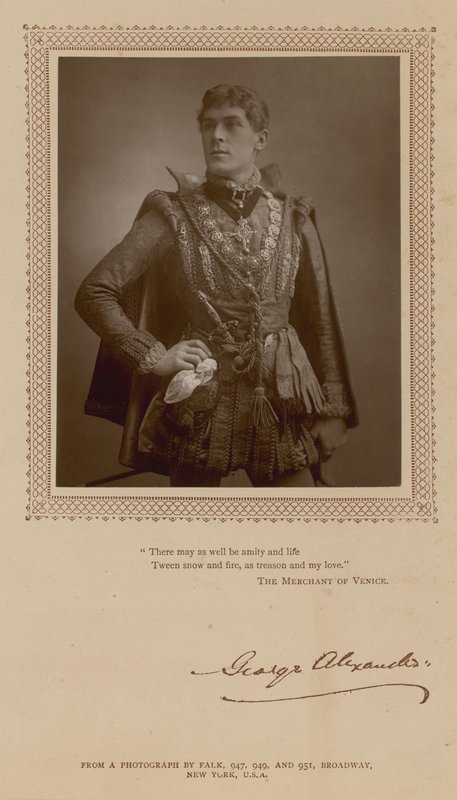 George Alexander, skuespiller av English Photographer
