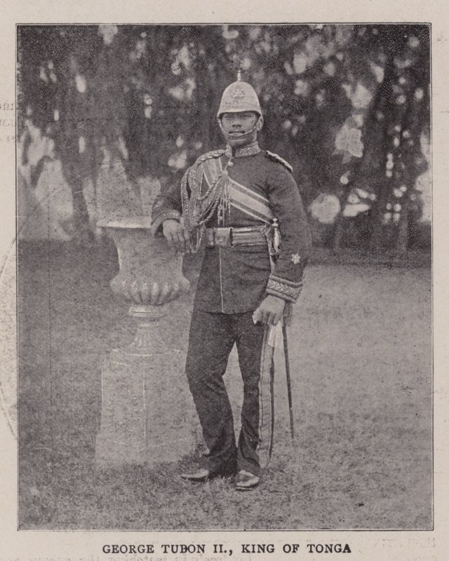 George Tubon II, konge av Tonga av English Photographer