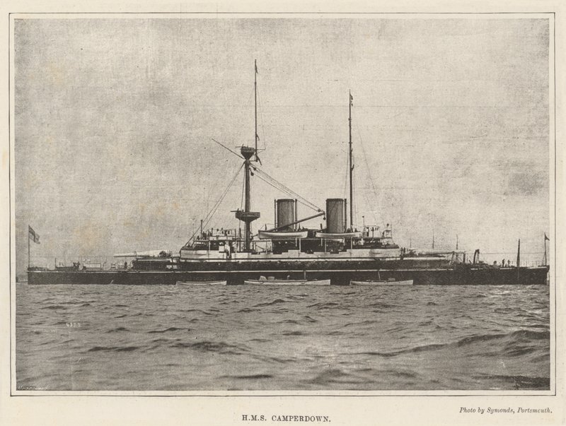 HMS Camperdown av English Photographer