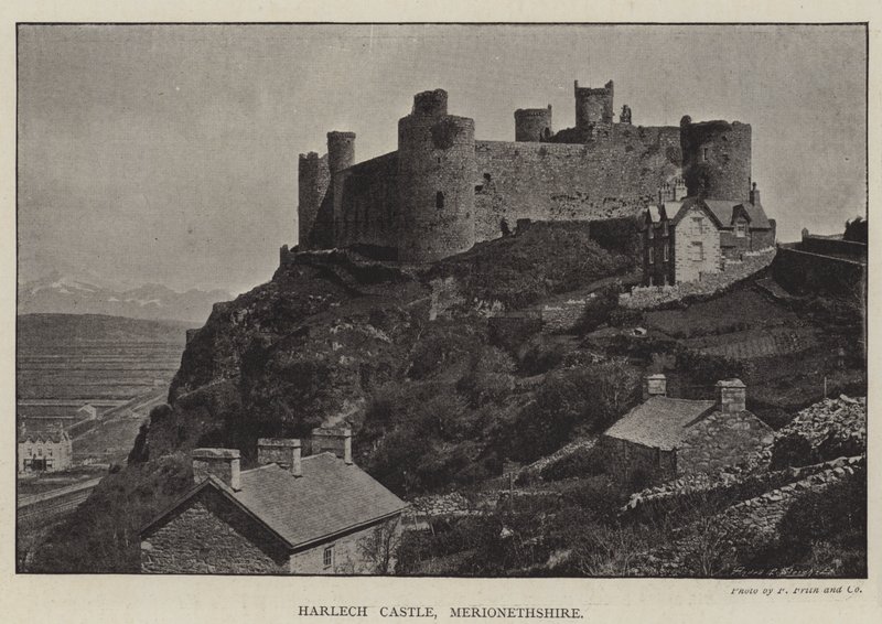 Harlech Castle, Merionethshire av English Photographer