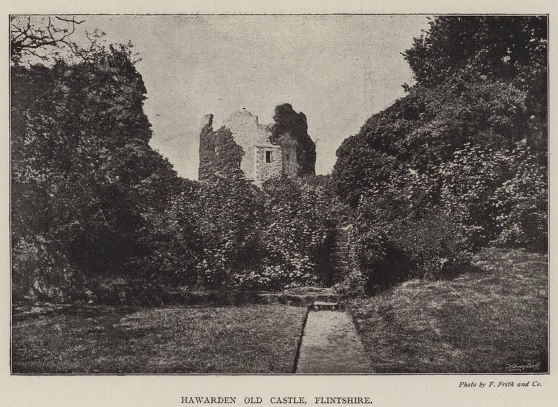 Hawarden Old Castle, Flintshire av English Photographer