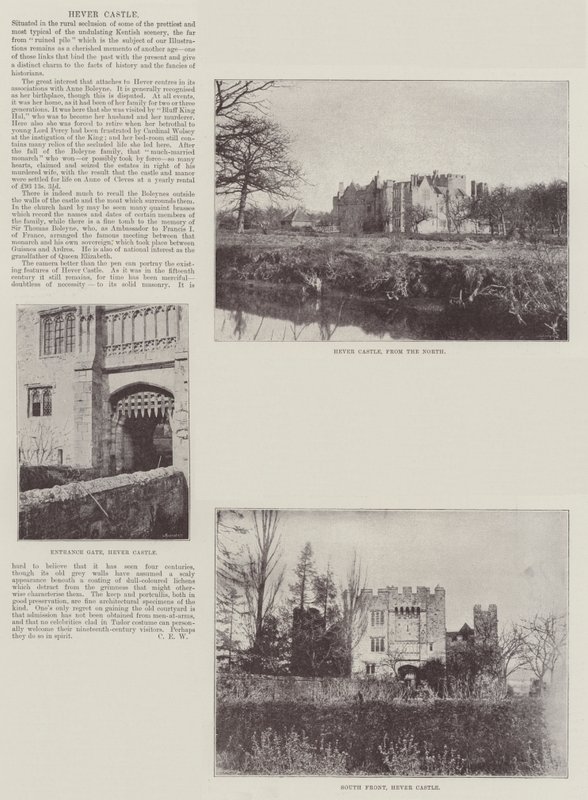 Hever slott av English Photographer