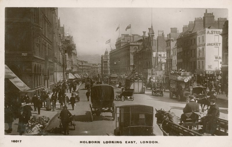 Holborn ser østover, London av English Photographer