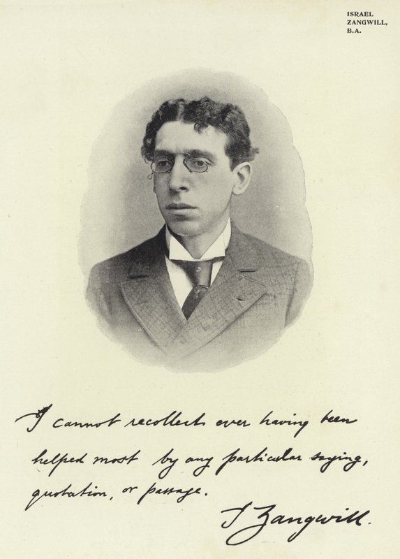 Israel Zangwill, BA av English Photographer
