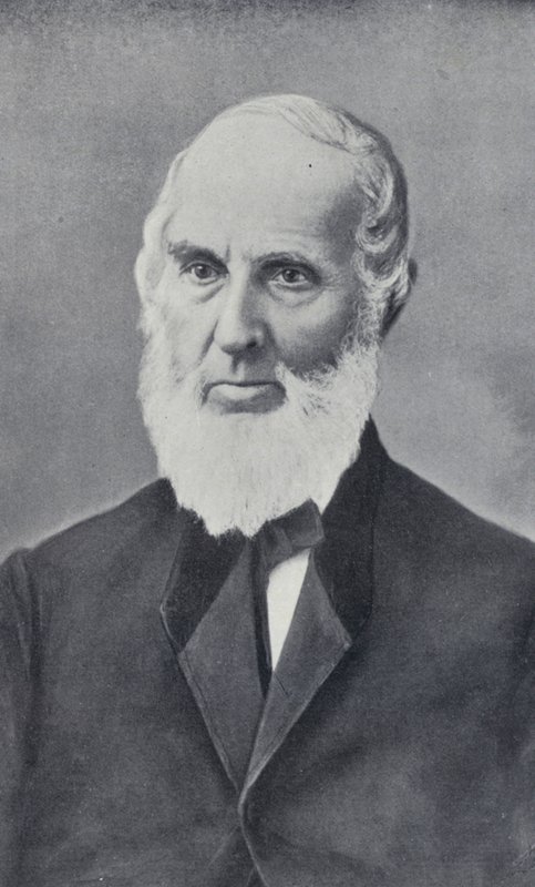 John Greenleaf Whittier (s/hv-bilde) av English Photographer