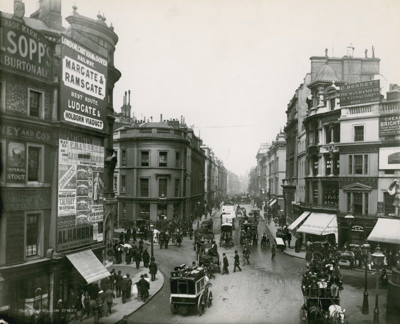 King William Street, London av English Photographer