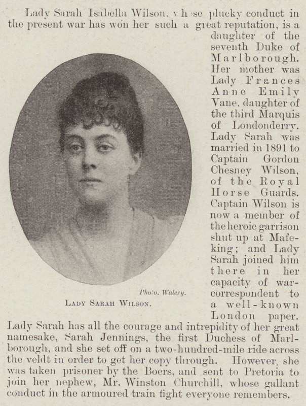 Lady Sarah Wilson av English Photographer