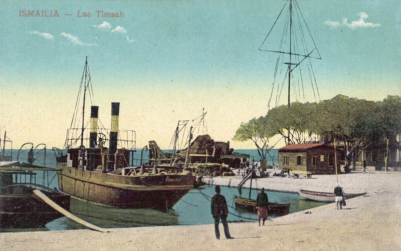Lake Timsah, Ismailia, Egypt (fargebilde) av English Photographer