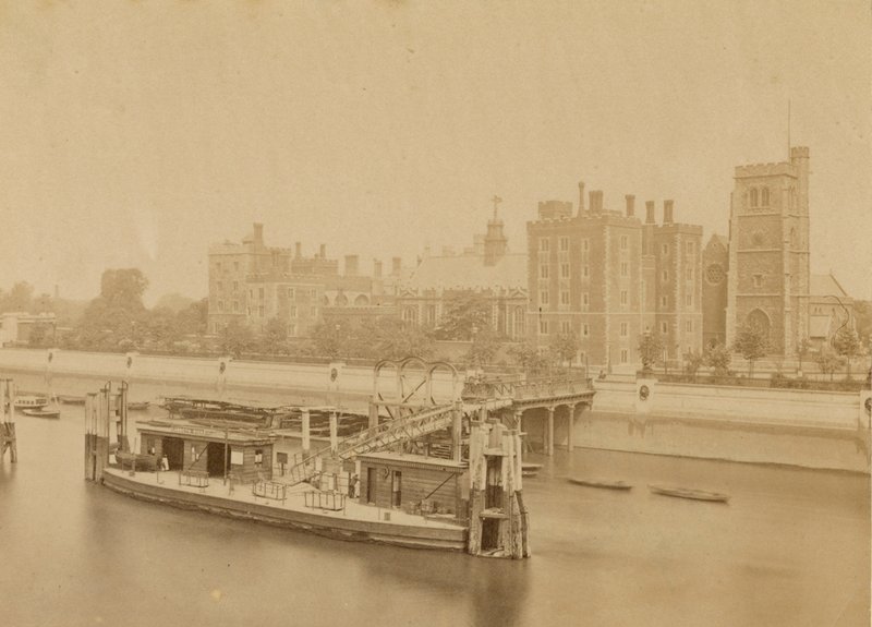 Lambeth Palace og brygge av English Photographer