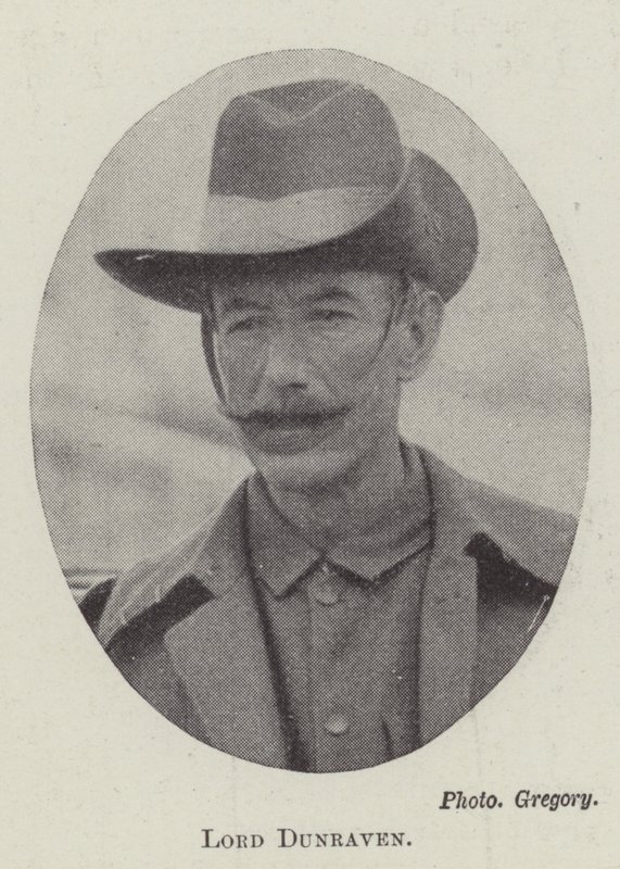 Lord Dunraven av English Photographer