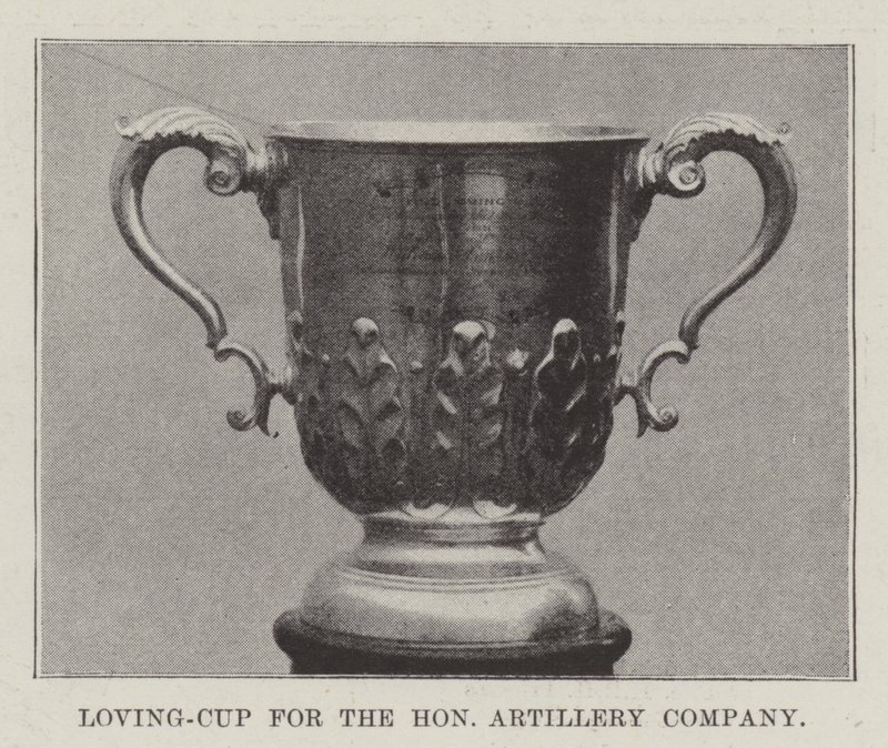 Loving-Cup for det ærede artillerikompani av English Photographer