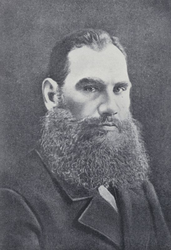 Lyoff Nikolaievich Tolstoy (s/hvitt bilde) av English Photographer
