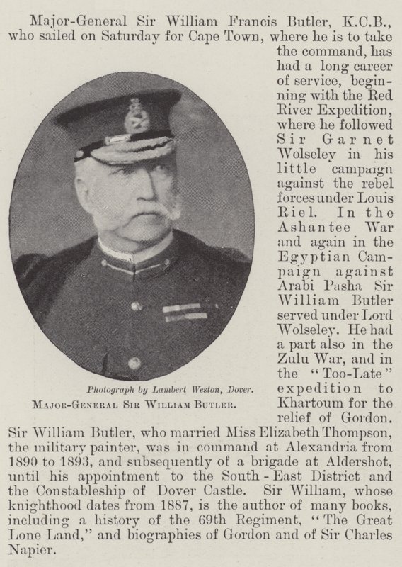 Generalmajor Sir William Butler av English Photographer