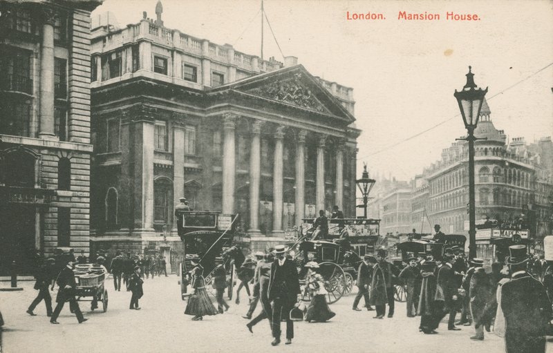 Mansion House, London av English Photographer