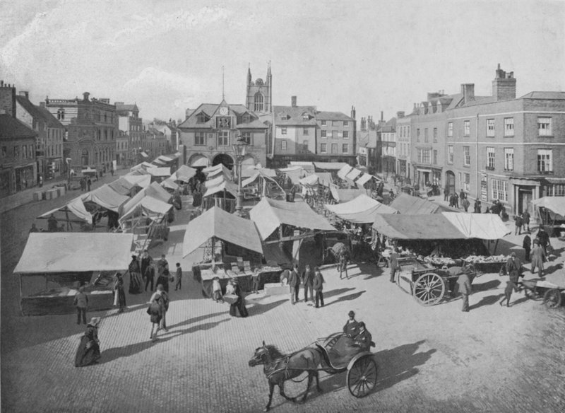 Market-Place, Peterborough av English Photographer