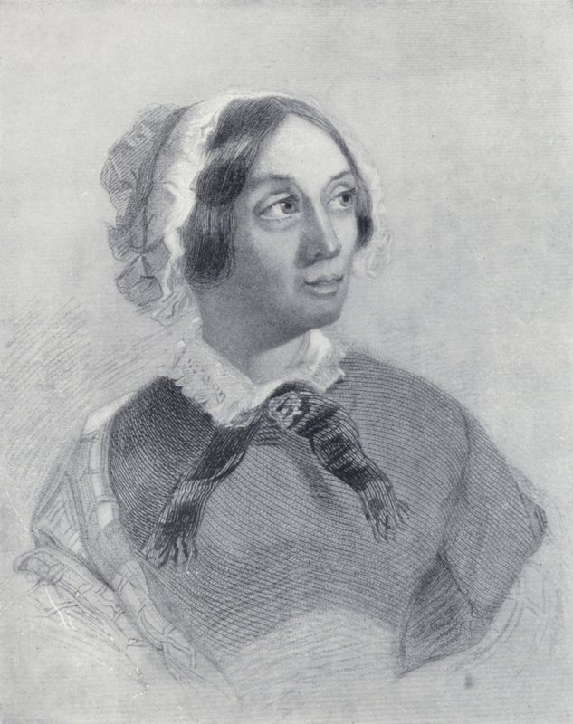 Mary Howitt (s/hvitt bilde) av English Photographer