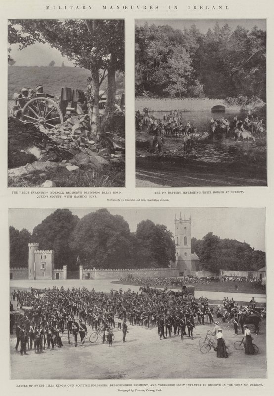 Militære manøvrer i Irland av English Photographer