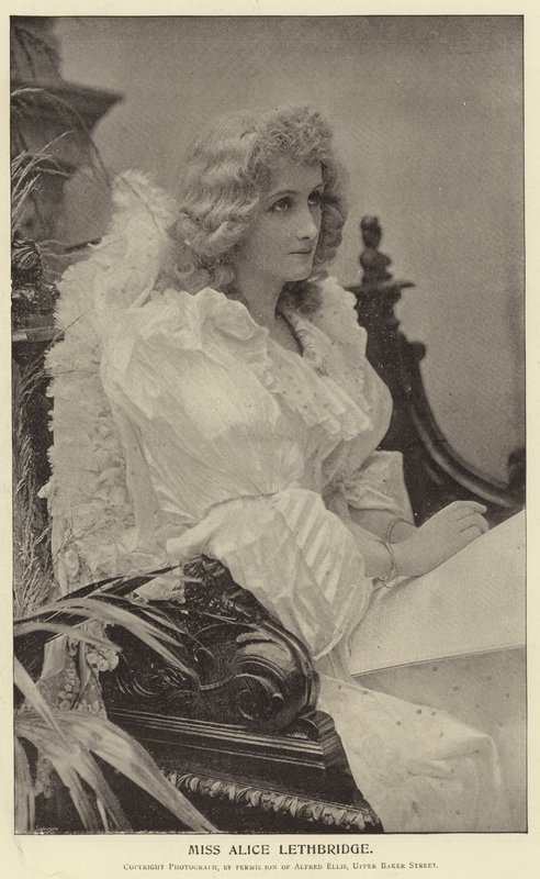 Frøken Alice Lethbridge av English Photographer