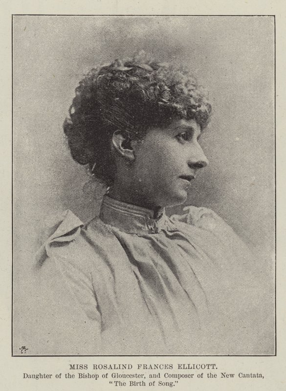 Frøken Rosalind Frances Ellicott av English Photographer