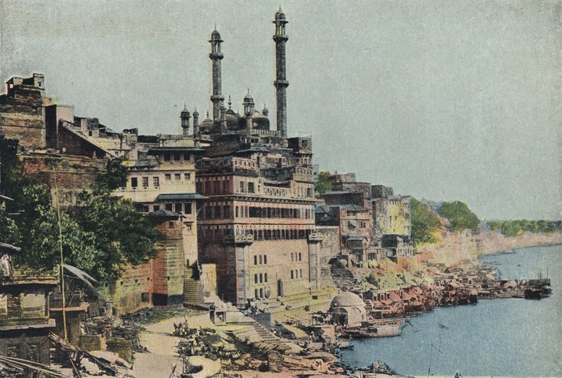 Moskeen i Aurangzeb av English Photographer