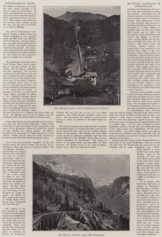 Fjelljernbaner i Sveits av English Photographer