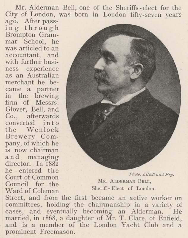 Mr Alderman Bell, Sheriff-Elect i London av English Photographer