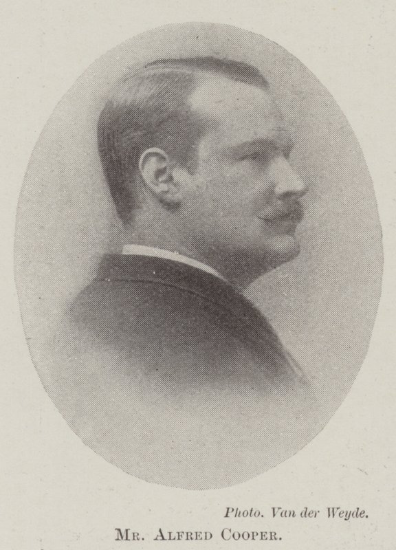 Herr Alfred Cooper av English Photographer