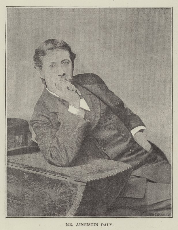 Herr Augustin Daly av English Photographer