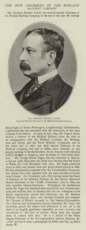 Herr George Ernest Paget av English Photographer