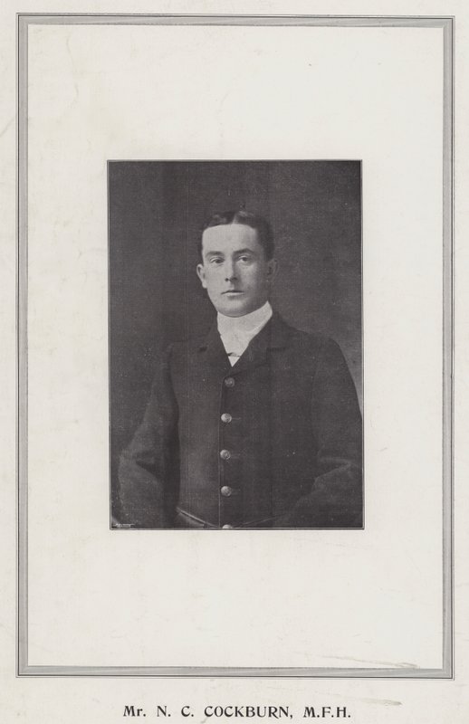 Mr N C Cockburn, MFH av English Photographer