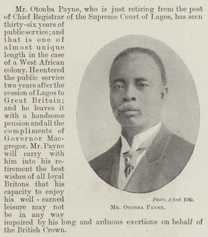 Herr Otonba Payne av English Photographer