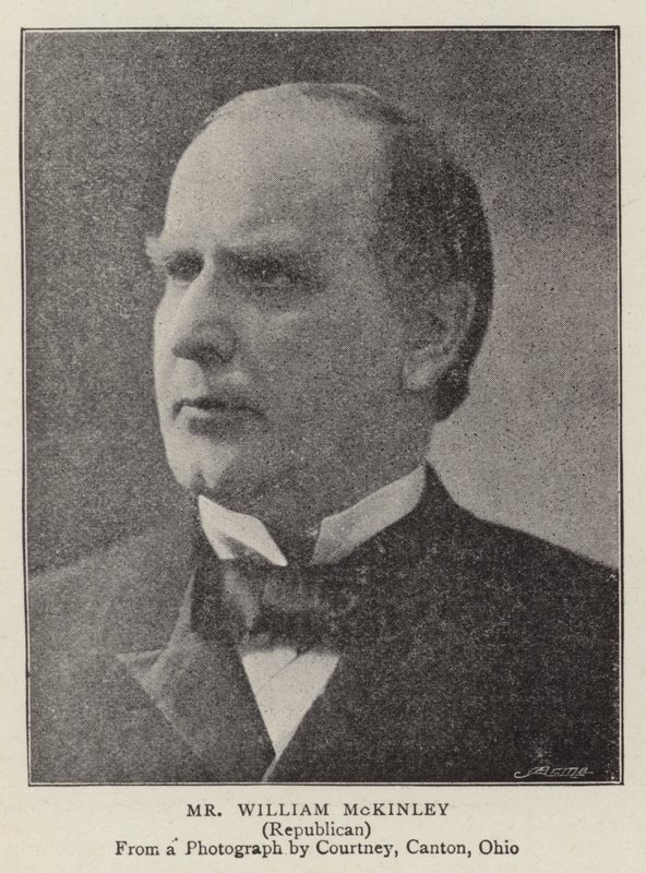 Mr William McKinley av English Photographer