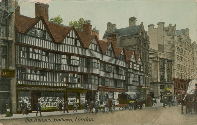 Old Houses, Holborn, London av English Photographer