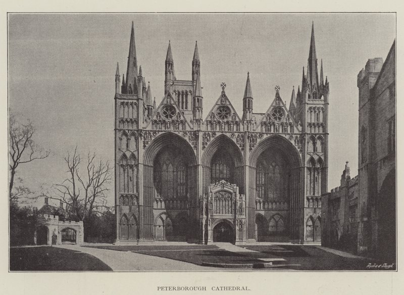 Peterborough katedral av English Photographer