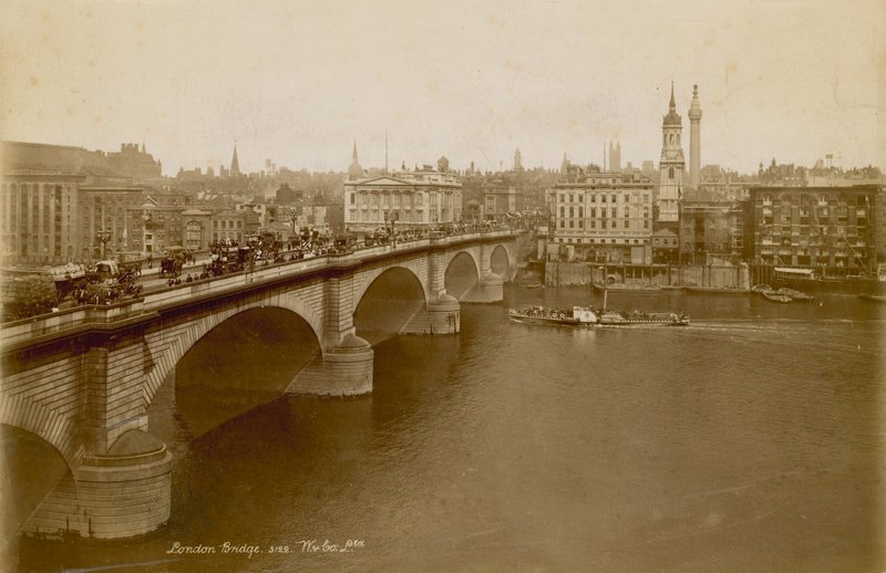 Bilde av London Bridge. ca 1900 av English Photographer