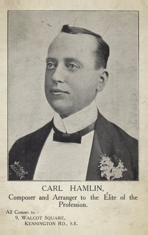 Portrett av Carl Hamlin av English Photographer