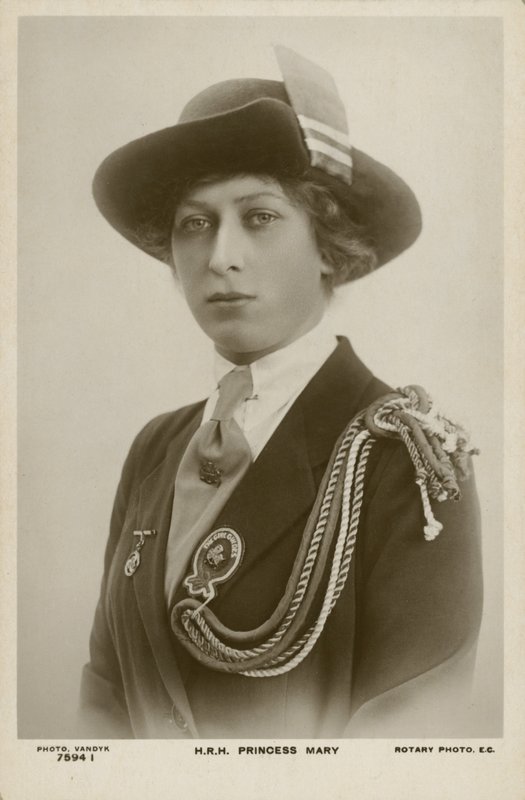 Prinsesse Mary (s/hvitt bilde) av English Photographer