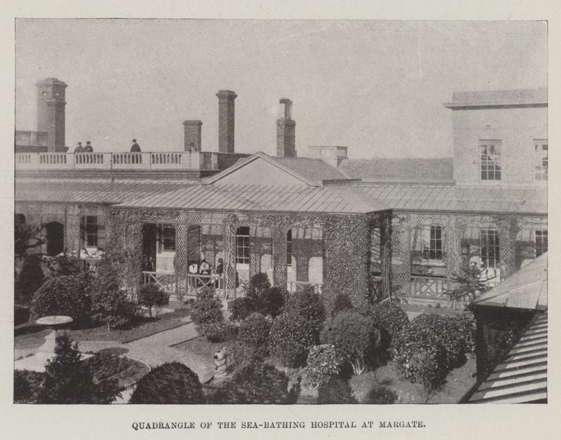 Quadrangle av Sea-Bathing Hospital i Margate av English Photographer