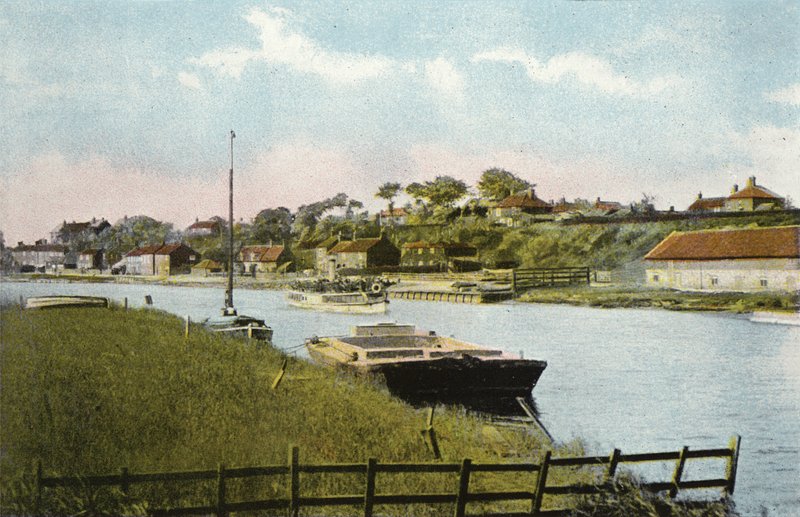 Reedham, fra Railway Bridge av English Photographer