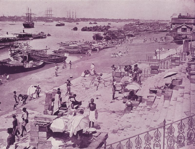 River Hooghly, Calcutta av English Photographer