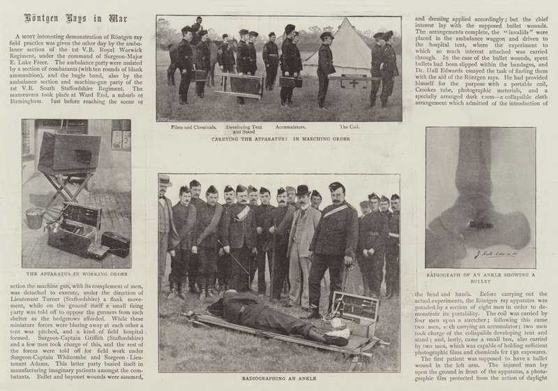 Rontgen Rays in War av English Photographer