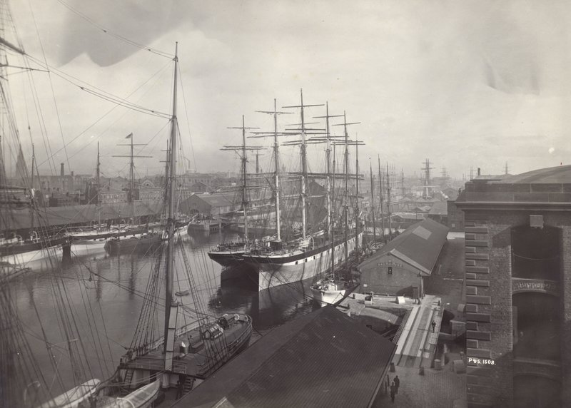 Salthouse Dock, Liverpool, juni 1897 av English Photographer