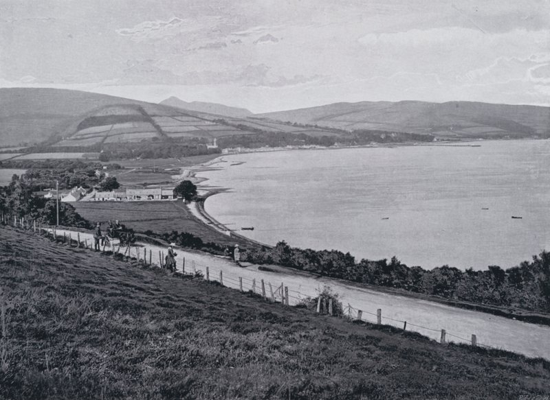 Skottland: Lamlash Bay, Arran (s/hvitt bilde) av English Photographer