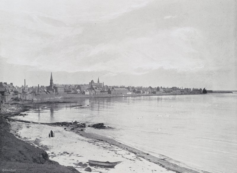 Skottland: Peterhead (s/hvitt bilde) av English Photographer