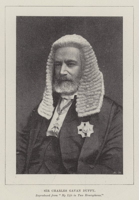 Sir Charles Gavan Duffy av English Photographer
