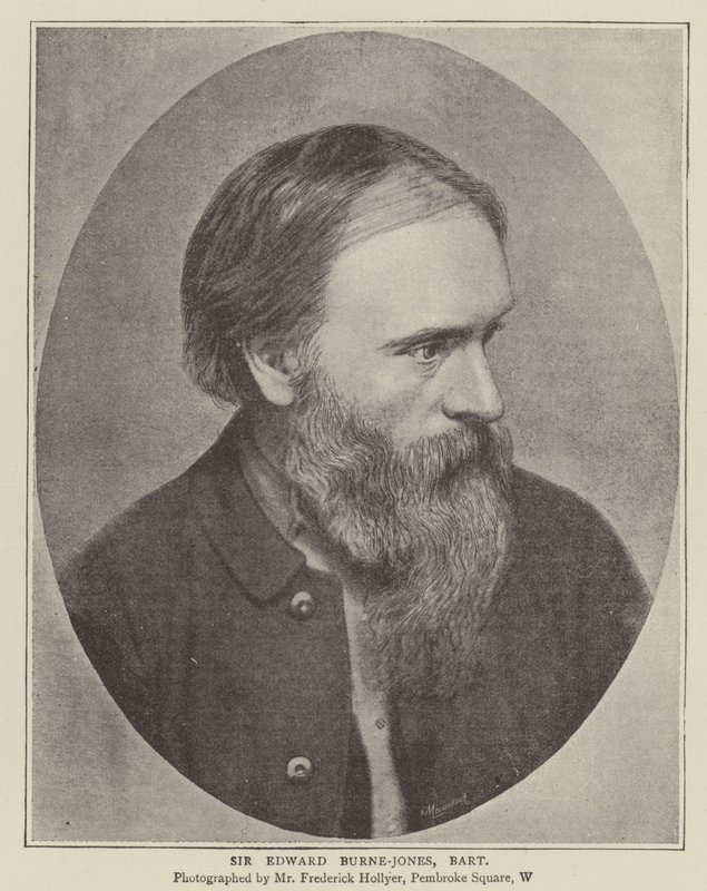 Sir Edward Burne-Jones av English Photographer