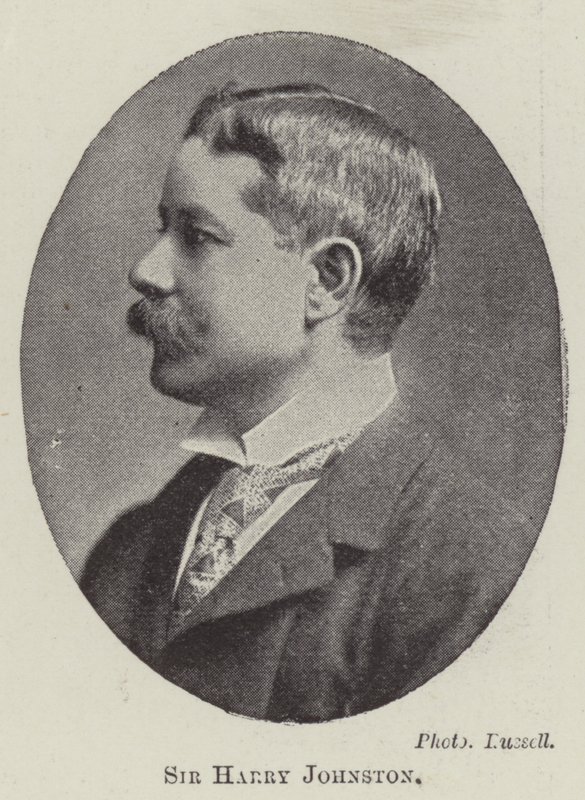 Sir Harry Johnston av English Photographer