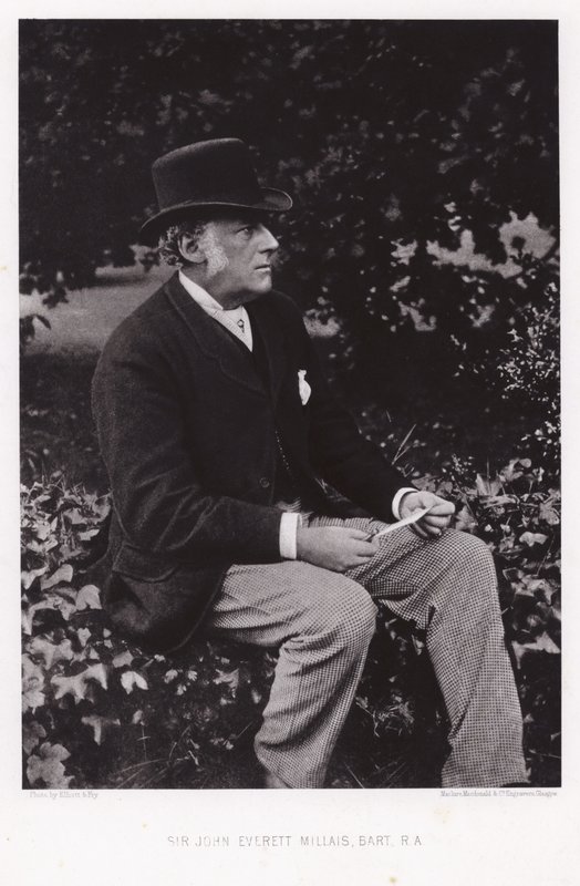 Sir John Everett Millais , engelsk kunstner av English Photographer